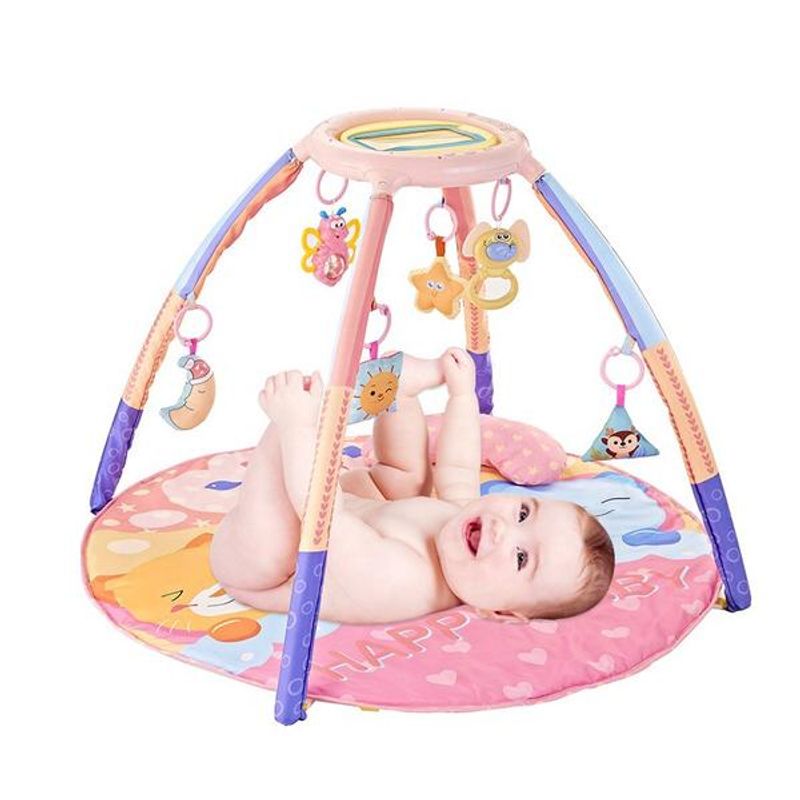 Jucarii, Copii si Bebe - Jucarii si jocuri - Jucarii bebelusi - Centre de activitati - Salteluta de joaca cu suport pentru telefon Happy Baby-1605A - Infinity.ro