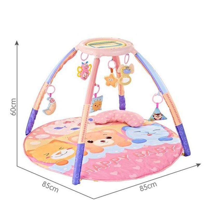 Jucarii, Copii si Bebe - Jucarii si jocuri - Jucarii bebelusi - Centre de activitati - Salteluta de joaca cu suport pentru telefon Happy Baby-1605A - Infinity.ro
