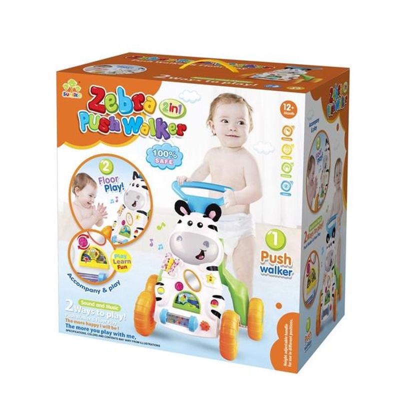 Jucarii, Copii si Bebe - Carucioare si articole de transport - Premergatoare - Antemergator Muzical Interactiv - Mica Zebra - Infinity.ro