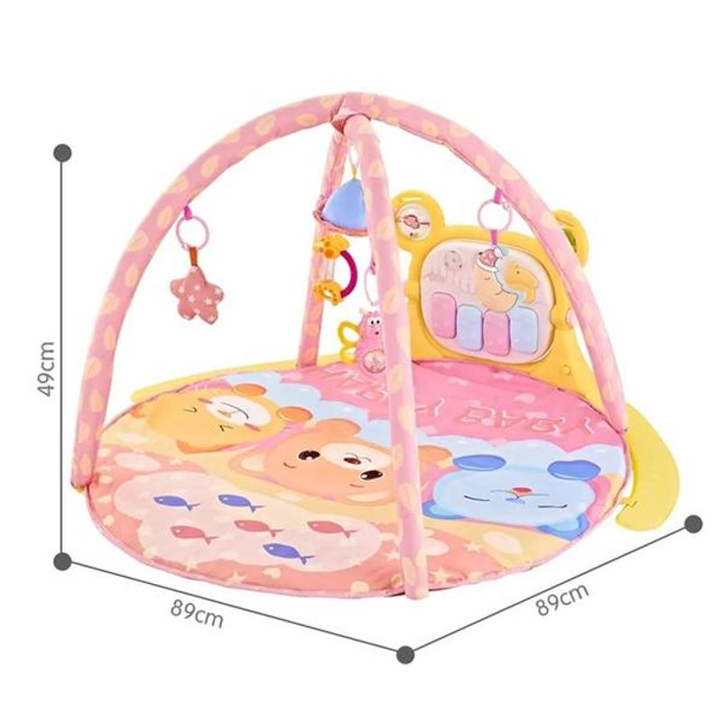 Jucarii, Copii si Bebe - Jucarii si jocuri - Jucarii bebelusi - Jucarii interactive bebelusi - Salteluta de joaca cu suport pentru telefon Happy Kitty - Infinity.ro