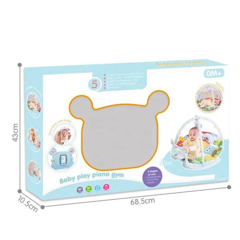 Jucarii, Copii si Bebe - Jucarii si jocuri - Jucarii bebelusi - Jucarii interactive bebelusi - Salteluta de joaca cu suport pentru telefon Happy Kitty-1607B - Infinity.ro