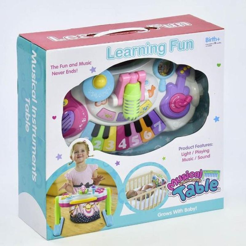 Jucarii, Copii si Bebe - Jucarii si jocuri - Jucarii de rol - Instrumente muzicale de jucarie - Masuta cu instrumente muzicale pentru copii - Infinity.ro