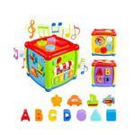 Jucarii, Copii si Bebe - Jucarii si jocuri - Jucarii bebelusi - Jucarii interactive bebelusi - Jucarie Cub interactiv cu activitati Fancy Cube - Infinity.ro