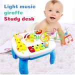 Jucarii, Copii si Bebe - Jucarii si jocuri - Jucarii bebelusi - Jucarii interactive bebelusi - Masuta multifunctionala 2 in 1 Activitati Girafa - Infinity.ro