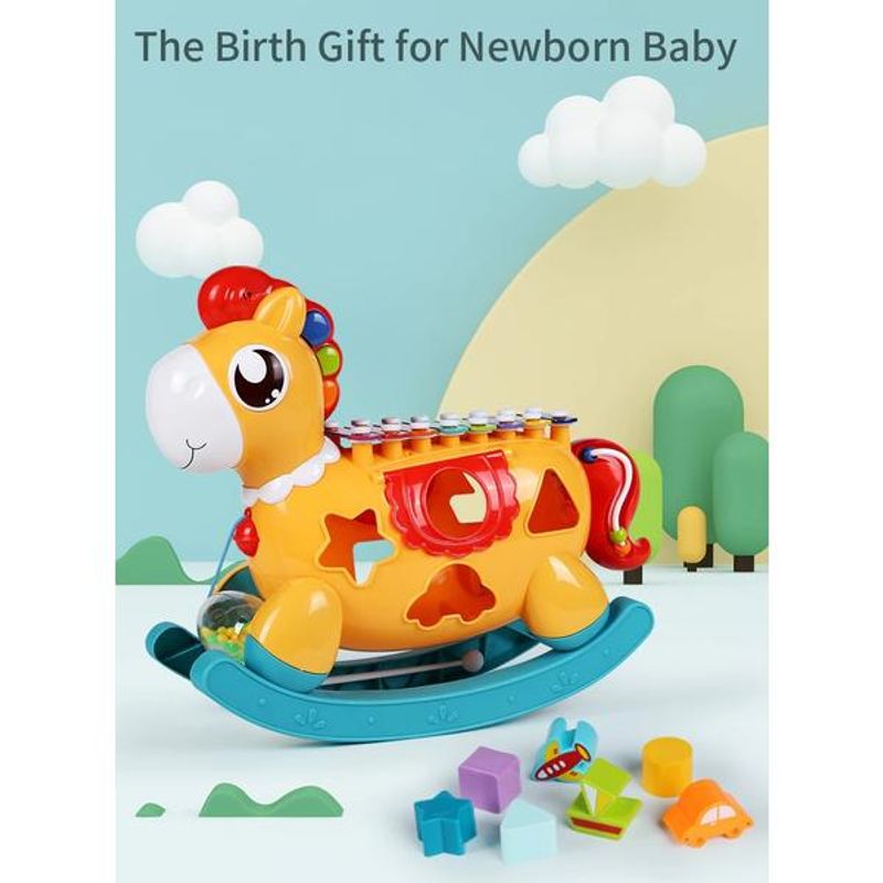 Jucarii, Copii si Bebe - Jucarii si jocuri - Jucarii bebelusi - Jucarii interactive bebelusi - Jucarie interactiva ponei cu xilofon si sortator - Infinity.ro