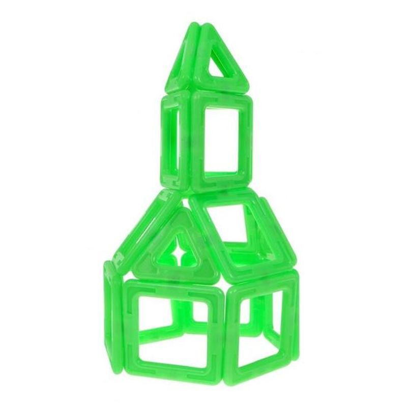 Jucarii, Copii si Bebe - Jucarii si jocuri - Seturi de constructie si cuburi - Seturi de constructie - Set constructie magnetic Magic Glow 26 piese - Infinity.ro