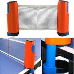 Sport si Outdoor - Sporturi cu paleta - Tenis de masa - Echipamente de tenis de masa - Fileu universal tenis masa portocaliu - Infinity.ro