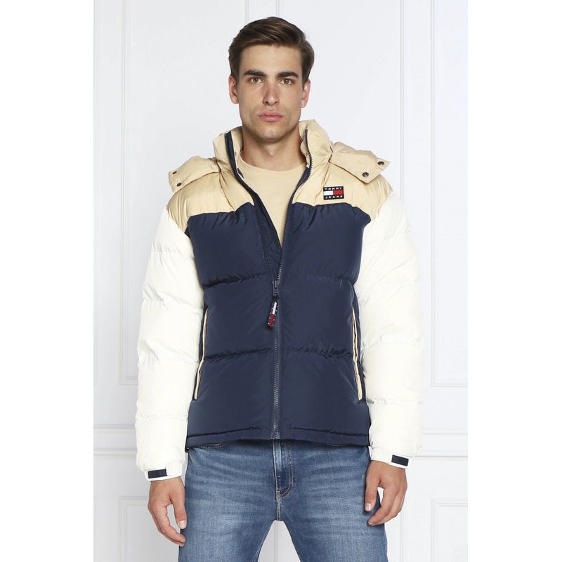 Fashion, accesorii si bijuterii - Barbati - Imbracaminte - Jachete si geci barbati - Geaca din puf Tommy Jeans  DM0DM14460 XL INTL Multicolor - Infinity.ro