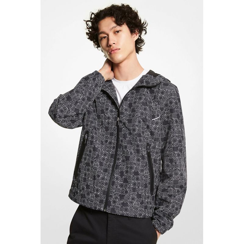 Fashion, accesorii si bijuterii - Barbati - Imbracaminte - Jachete si geci barbati - Geaca Anorak Michael Kors CS2202I6DE XL INTL Negru/Gri - Infinity.ro