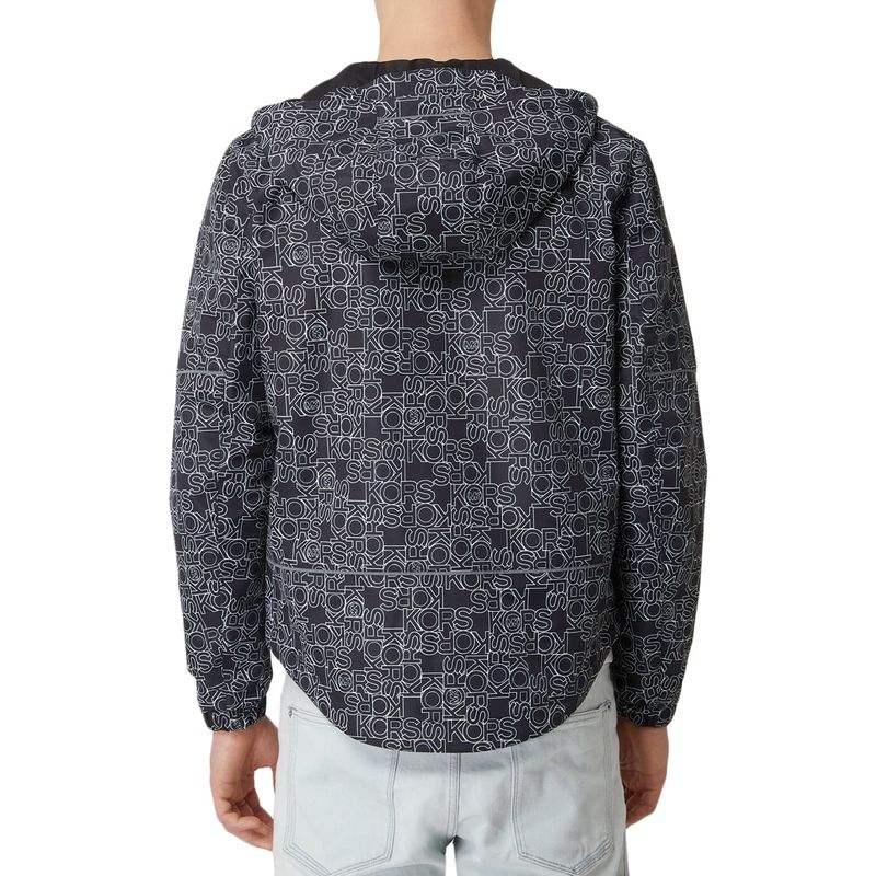 Fashion, accesorii si bijuterii - Barbati - Imbracaminte - Jachete si geci barbati - Geaca Anorak Michael Kors CS2202I6DE  L INTL Negru/Gri - Infinity.ro