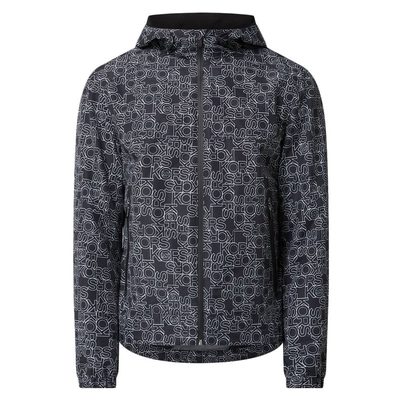 Fashion, accesorii si bijuterii - Barbati - Imbracaminte - Jachete si geci barbati - Geaca Anorak Michael Kors CS2202I6DE  L INTL Negru/Gri - Infinity.ro