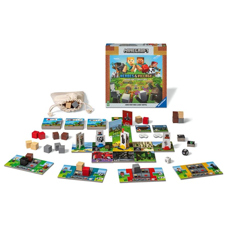 Jucarii, Copii si Bebe - Jucarii si jocuri - Jocuri si puzzle - Jocuri de societate - Minecraft Heroes of the Village, multulingv, 7+ ani - RAVENSBURGER - Infinity.ro