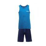 Fashion, accesorii si bijuterii - Barbati - Lenjerie si pijamale barbati - Pijamale barbati - Pijamale barbati Lotto LP1169 Albastru deschis  L INTL - Infinity.ro