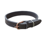 Petshop - Accesorii petshop - Zgarzi, lese si hamuri - Zgarzi - Set 2 zgarzi piele naturala roz si negru 60 x 2.5 cm, circumferinta 37-48 cm - Infinity.ro