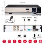 Laptop, Telefoane si Tablete - Wearables si gadgeturi - Gadgeturi - Dispozitive spionaj - Kit supraveghere video interior si exterior 4 canale ,5 MP, 4 camere, vizionare in timp real pe aplicatie, 1TB Hard - Infinity.ro