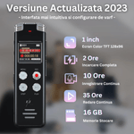 TV, Audio-Video si Foto - Portabile audio - Reportofoane - Reportofon digital cu activare vocala, L357, 16 GB, autonomie 10 ore, redare 35 ore, MP3, anulare a zgomotului - Infinity.ro