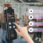 TV, Audio-Video si Foto - Portabile audio - Reportofoane - Reportofon digital cu activare vocala, L357, 16 GB, autonomie 10 ore, redare 35 ore, MP3, anulare a zgomotului - Infinity.ro