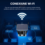 Casa si Gradina - Electrice - Smart Home - Camere de supraveghere - Camera de supraveghere cu incarcare solara, WIFI, 4K, 8MP, detectie umana AI, senzor miscare, viziune nocturna, microfon - Infinity.ro