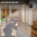 Casa si Gradina - Electrice - Smart Home - Camere de supraveghere - Camera de supravegere cu panou solar, Q18, 4G, 2MP, detector miscare, audio bidirectional, 360°, IP65 - Infinity.ro
