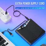 PC, gaming si accesorii - Periferice PC - Unitati optice externe - Unitate DVD CD RW externa 366 Axeloni ®, Port Usb-C Hub USB 3.0, Cititor de carduri SD, Reader DVD Player, Laptop, PC - Infinity.ro