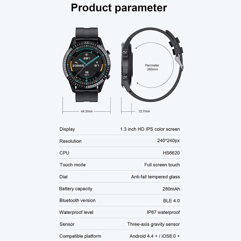 Laptop, Telefoane si Tablete - Wearables si gadgeturi - Wearables - Smartwatch-uri - Ceas Smartwatch I9 Axeloni®, ecran 1.3 inch, waterproof, compatibil iOS/Android, apel bluetooth, ecran tactil - Infinity.ro