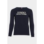 Fashion, accesorii si bijuterii - Copii - Imbracaminte copii - Bluze si camasi copii - Bluza copii Tommy Hilfiger KB0KB08554 Bleumarin 128 CM 8 ani - Infinity.ro
