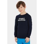 Fashion, accesorii si bijuterii - Copii - Imbracaminte copii - Bluze si camasi copii - Bluza copii Tommy Hilfiger KB0KB08554 Bleumarin 128 CM 8 ani - Infinity.ro