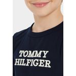 Fashion, accesorii si bijuterii - Copii - Imbracaminte copii - Bluze si camasi copii - Bluza copii Tommy Hilfiger KB0KB08554 Bleumarin 128 CM 8 ani - Infinity.ro