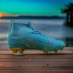 Sport si Outdoor - Echipament Sportiv - Incaltaminte sport - Pantofi sport - Ghete de fotbal Sky Wing, 9701 cu glezniera, crampoane , verde 32 - Infinity.ro