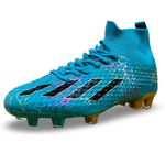 Sport si Outdoor - Echipament Sportiv - Incaltaminte sport - Pantofi sport - Ghete de fotbal Sky Wing, 9701 cu glezniera, crampoane , verde 32 - Infinity.ro