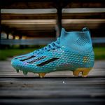 Sport si Outdoor - Echipament Sportiv - Incaltaminte sport - Pantofi sport - Ghete de fotbal Sky Wing, 9701 cu glezniera, crampoane , verde 32 - Infinity.ro