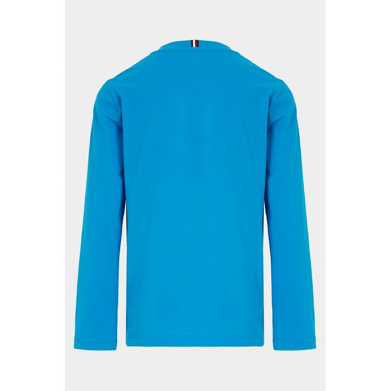 Fashion, accesorii si bijuterii - Copii - Imbracaminte copii - Bluze si camasi copii - Bluza copii Tommy Hilfiger KS0KS00202 Albastru   164 CM 14 ani - Infinity.ro