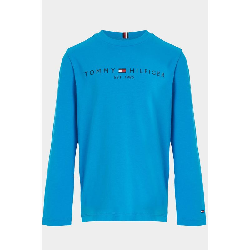 Fashion, accesorii si bijuterii - Copii - Imbracaminte copii - Bluze si camasi copii - Bluza copii Tommy Hilfiger KS0KS00202 Albastru   164 CM 14 ani - Infinity.ro