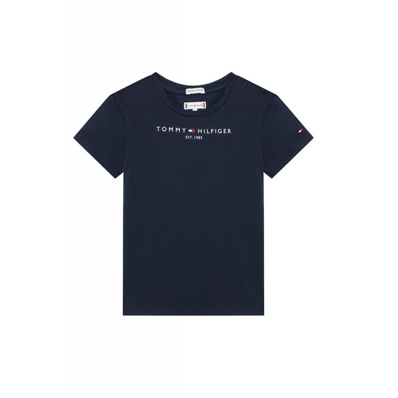 Fashion, accesorii si bijuterii - Copii - Imbracaminte copii - Tricouri copii - Tricou copii Tommy Hilfiger KG0KG05242 Bleumarin 140 CM 10 ani - Infinity.ro
