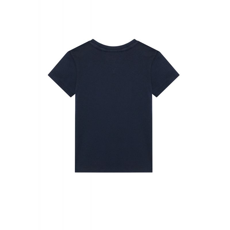 Fashion, accesorii si bijuterii - Copii - Imbracaminte copii - Tricouri copii - Tricou copii Tommy Hilfiger KG0KG05242 Bleumarin 140 CM 10 ani - Infinity.ro