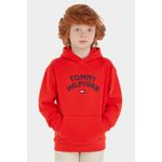 Fashion, accesorii si bijuterii - Copii - Imbracaminte copii - Pulovere si hanorace copii - Hanorac baieti Tommy Hilfiger KB0KB08490 Rosu 116 CM 6 ani - Infinity.ro