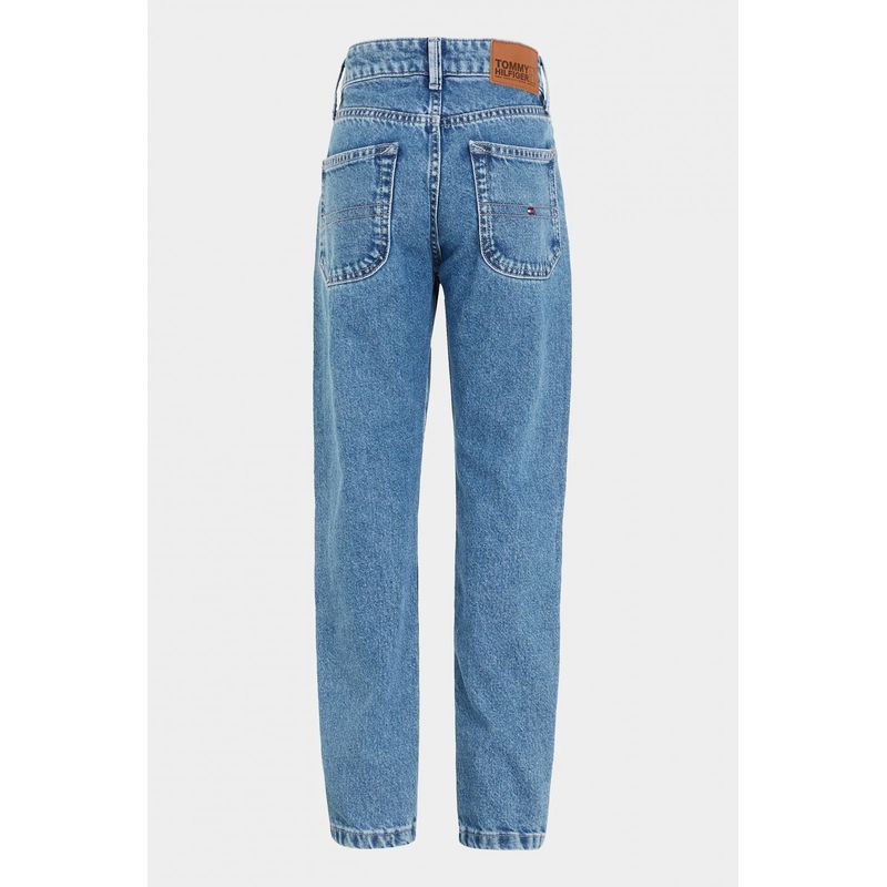 Fashion, accesorii si bijuterii - Copii - Imbracaminte copii - Pantaloni copii - Blugi Tommy Hilfiger regular fit KB0KB08464 Albastru  176 CM 16 ani - Infinity.ro