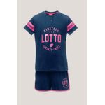 Fashion, accesorii si bijuterii - Copii - Lenjerie si pijamale copii - Pijamale copii - Pijamale copii Lotto LP7087 Albastru 140 CM 10 ani - Infinity.ro