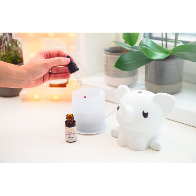 Casa si Gradina - Decoratiuni - Aromaterapie si lumanari - Difuzoare aromaterapie - Difuzor de aroma ETA Manny 9634 90000, ceramica, pulverizare cu ultrasunete, iluminare colorata, ideal pentru copii - Infinity.ro