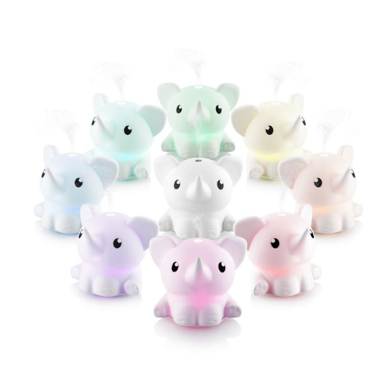 Casa si Gradina - Decoratiuni - Aromaterapie si lumanari - Difuzoare aromaterapie - Difuzor de aroma ETA Manny 9634 90000, ceramica, pulverizare cu ultrasunete, iluminare colorata, ideal pentru copii - Infinity.ro