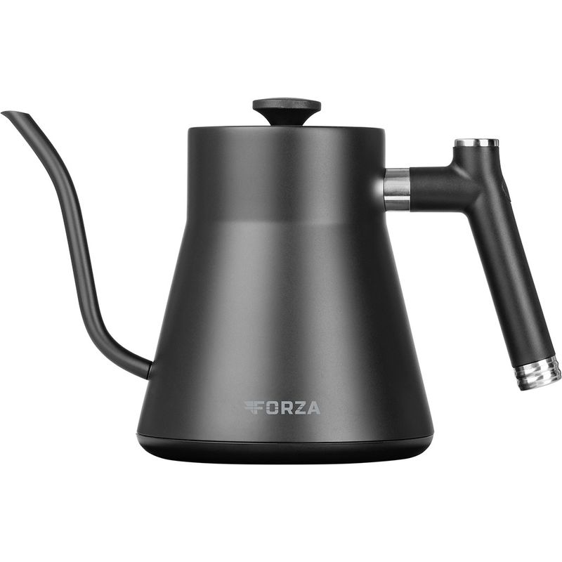 Electronice si Electrocasnice - Electrocasnice bucatarie - Preparare bauturi - Fierbatoare de apa - Fierbator electric ECG Forza 8000 Pour over Nero, 1200 W, 1 litru, otel inoxidabil, negru mat - Infinity.ro