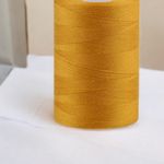 Casa si Gradina - Decoratiuni - DIY - Articole mercerie - Ata universala poliester pentru cusut, 1000 m, Galben mustar - Infinity.ro