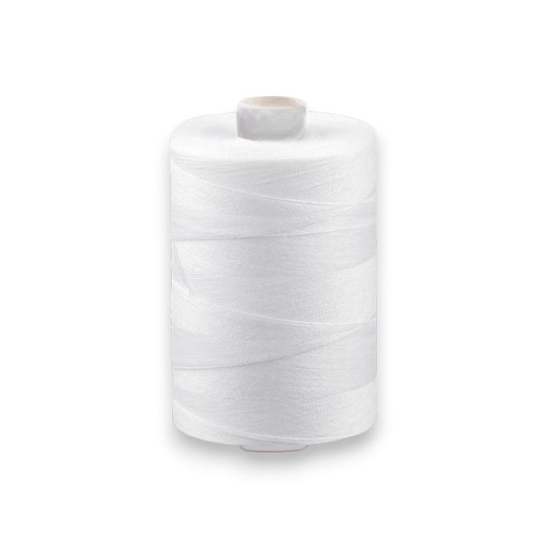 Casa si Gradina - Decoratiuni - DIY - Articole mercerie - Ata universala poliester pentru cusut, 1000 m, Alb - Infinity.ro