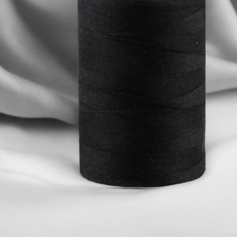 Casa si Gradina - Decoratiuni - DIY - Articole mercerie - Ata universala poliester pentru cusut, 1000 m, Negru - Infinity.ro