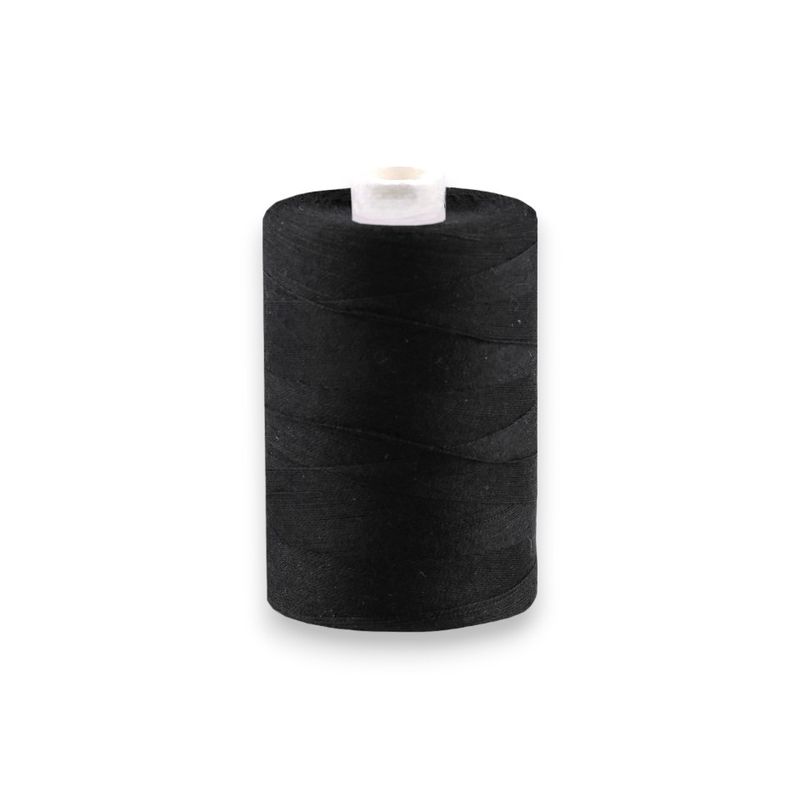 Casa si Gradina - Decoratiuni - DIY - Articole mercerie - Ata universala poliester pentru cusut, 1000 m, Negru - Infinity.ro