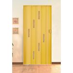 Casa si Gradina - Constructii - Usi interior, exterior si garaj - Usi interior - Usa plianta PVC, cu 6 geamuri Niagara, 85x203cm, frasin, fabricatie Italia - Infinity.ro