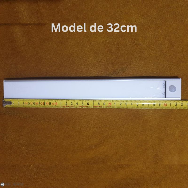 Casa si Gradina - Corpuri si surse de iluminat - Veioze si lampi - Lampi de veghe - Lampa LED Reincarcabila, Senzor Miscare, SELERIS®, 9mm, Oprit/Pornit/Auto, USB-C, Magnetic, Rece 6.500K, 800 mAh, 32 cm - Infinity.ro