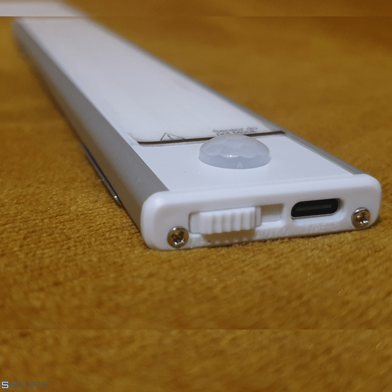 Casa si Gradina - Corpuri si surse de iluminat - Veioze si lampi - Lampi de veghe - Lampa LED Reincarcabila, Senzor Miscare, SELERIS®, 9mm, Oprit/Pornit/Auto, USB-C, Magnetic, Cald 3.000K, 600 mAh, 25 cm - Infinity.ro