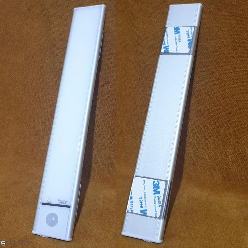 Casa si Gradina - Corpuri si surse de iluminat - Veioze si lampi - Lampi de veghe - Lampa LED Reincarcabila, Senzor Miscare, SELERIS®, 9mm, Oprit/Pornit/Auto, USB-C, Magnetic, Rece 6.500K, 600 mAh, 25cm - Infinity.ro