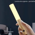 Casa si Gradina - Corpuri si surse de iluminat - Veioze si lampi - Veioze - Lampa Inteligenta, Sensor Miscare, SELERIS ®, Portabil, Magnet, 500mAh, Calda 2700k-3000k, USB-C, 180g, Lemn Frasin Alb - Infinity.ro